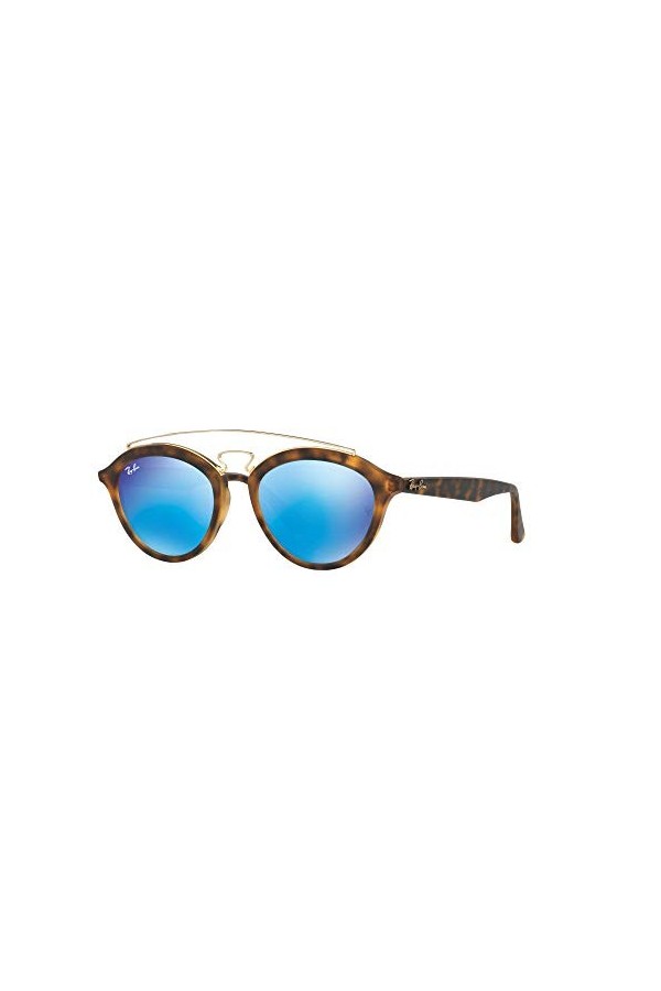 Ray-ban - Mod. 4257 - Lunettes De Soleil Femme, matte havana matte havana /light green mirror blue, taille 53