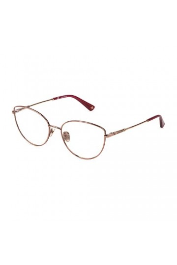Nina Ricci Vnr258 Lunettes de Soleil, Rouge Brillant/doré Bordeaux, 53 Femme
