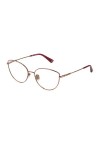 Nina Ricci Vnr258 Lunettes de Soleil, Rouge Brillant/doré Bordeaux, 53 Femme
