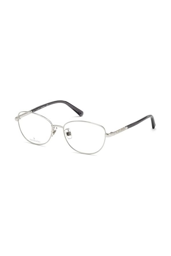 Swarovski Sk5386-h Lunettes de Soleil, Palladium Brillant, 54 Femme
