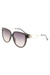 Liu Jo LJ764SR Sunglasses, 001 Black, 57 Unisex