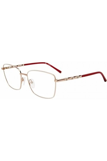 Escada Vesd53 Lunettes de Soleil, Shiny Red Gold W/Coloured Parts, 55 Femme