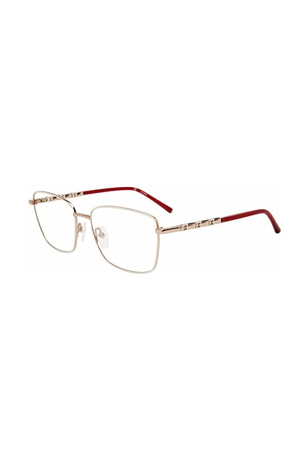 Escada Vesd53 Lunettes de Soleil, Shiny Red Gold W/Coloured Parts, 55 Femme