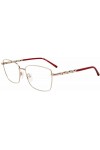 Escada Vesd53 Lunettes de Soleil, Shiny Red Gold W/Coloured Parts, 55 Femme