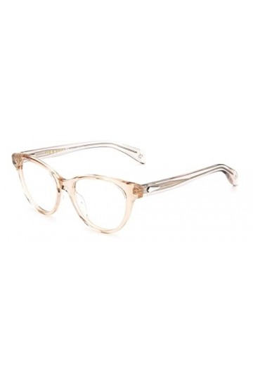 rag & bone Rnb3048 Lunettes de Soleil, Beige, 51 Femme