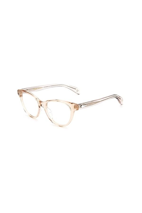 rag & bone Rnb3048 Lunettes de Soleil, Beige, 51 Femme