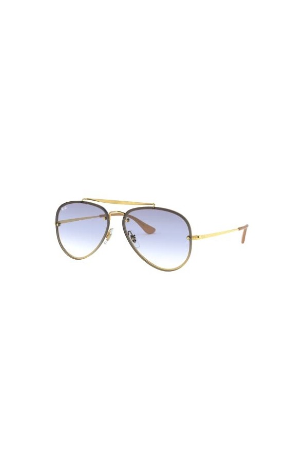 Ray-Ban 0RB3584N 001/19 58 Montures de Lunettes, Or Gold/Clear Gradient Light Blue , Mixte Adulte