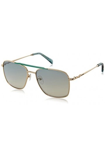 Zadig & Voltaire SZV337 Lunettes de Soleil, SH.Light Gold W/Col.Parts, 6 7/8 Mixte