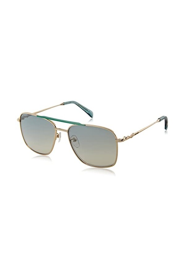 Zadig & Voltaire SZV337 Lunettes de Soleil, SH.Light Gold W/Col.Parts, 6 7/8 Mixte