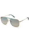 Zadig & Voltaire SZV337 Lunettes de Soleil, SH.Light Gold W/Col.Parts, 6 7/8 Mixte