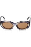 Alexander McQueen Mq0324s Lunettes de Soleil, Havana-Havana, 55 Femme