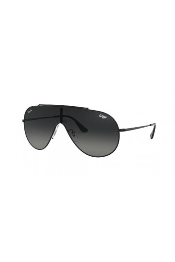 Ray-Ban 0RB3597 002/11 33 Montures de Lunettes, Noir Black/Grey Gradient Dark Grey , Mixte Adulte