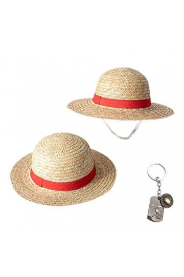 Chapeau de paille une pièce - Chapeau de soleil et pendentif clé, original, S/L