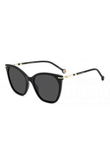 Carolina Herrera Her 0091/s Sunglasses, 807/IR Black, 56 Unisex