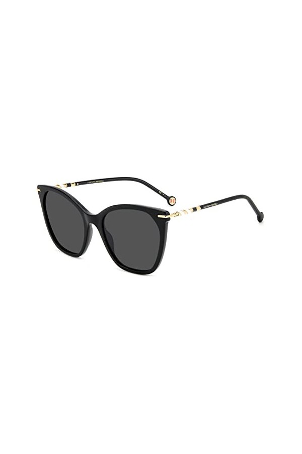 Carolina Herrera Her 0091/s Sunglasses, 807/IR Black, 56 Unisex