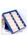 Support de Lunettes de Soleil Plateau de Lunettes Debout Vitrine de Lunettes de Soleil Boîte de Rangement de Lunettes 12 empl