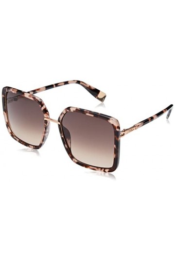 Furla Sfu622 Lunettes de Soleil, Cuivre doré Brillant, 57 Femme