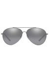 BURBERRY 0BE3092Q 101482 60 Montures de Lunettes, Gris Matte Gunmetal/Polargreymirrorgradsilver , Femme