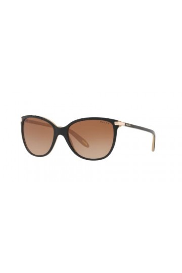 Ralph 0Ra5160 109013 57 Montures de Lunettes, Noir Black/Nude/Brown Gradient , Femme