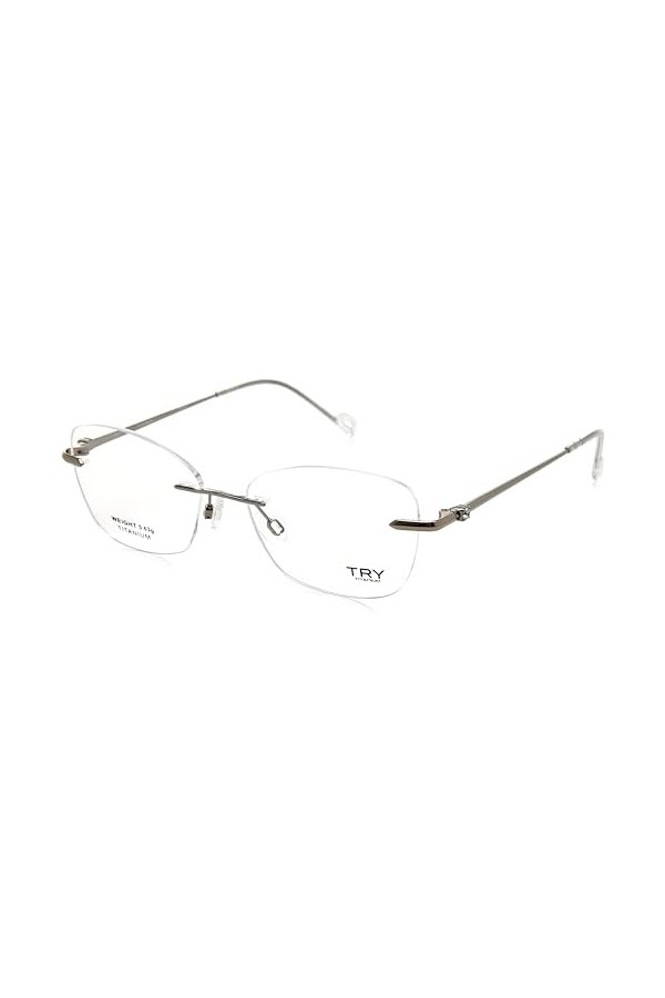 try Eyeglass Frame Tya32v04 Silver 52/17/145 Femme Lunettes de Soleil, Argent