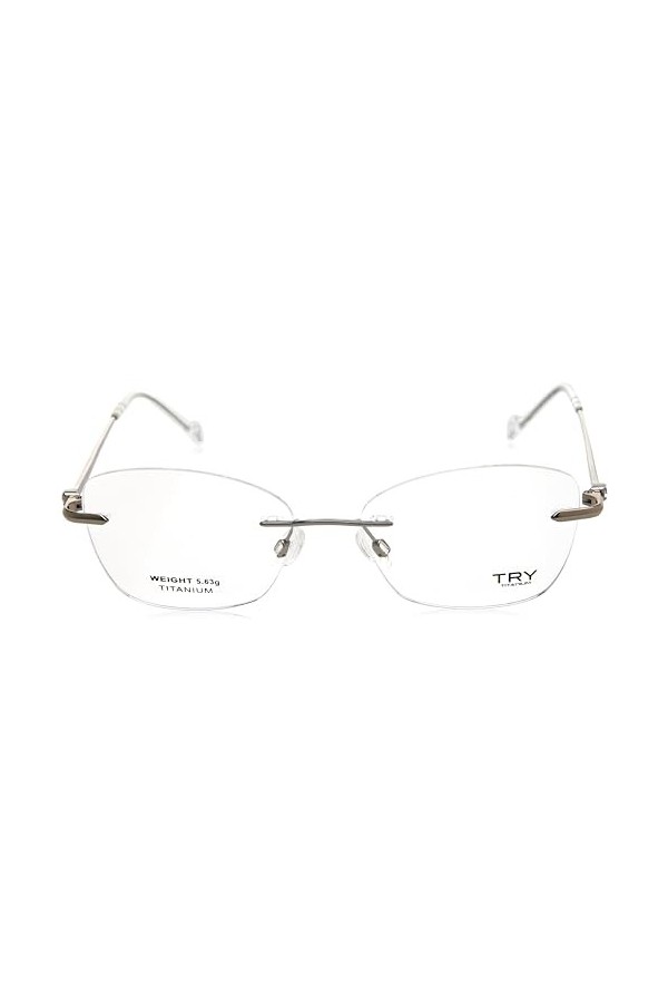 try Eyeglass Frame Tya32v04 Silver 52/17/145 Femme Lunettes de Soleil, Argent