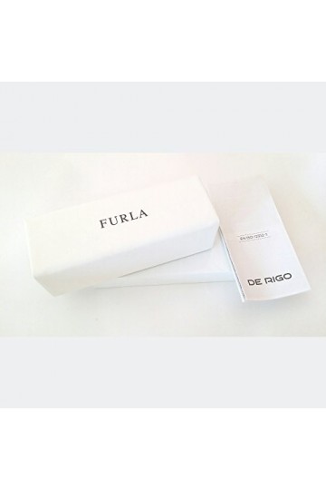 FURLA SFU335, Lunettes de soleil Femme, SHINY DARK HAVANA, 54