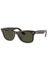 RayBan Wayfarer RB2140 902 50 Tortoise/vert cristal, Tortue/vert classique G-15, 50 cm