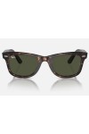 RayBan Wayfarer RB2140 902 50 Tortoise/vert cristal, Tortue/vert classique G-15, 50 cm