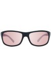 Serengeti Bormio Lunettes de Soleil, Noir Mat, M Mixte