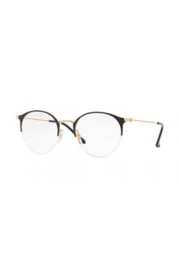 Ray-Ban 0RX 3578V 2890 50 Lunettes de Soleil, Or Gold Top Shiny Black , Mixte Adulte
