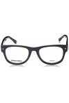 DSQUARED2 D2 0048 Lunettes, Blue Black, 51 pour homme, Bleu, noir