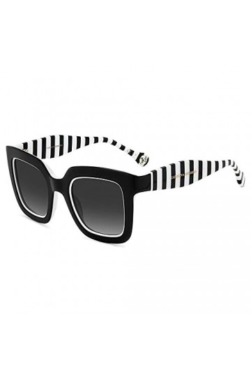 Carolina Herrera Her 0087/s Sunglasses, 80S/9O Black White, 50 Unisex