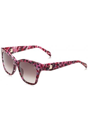 Tous Stob40 Lunettes de Soleil, Shiny Transp.Violet Havana, 54 Femme