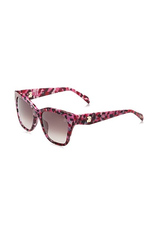 Tous Stob40 Lunettes de Soleil, Shiny Transp.Violet Havana, 54 Femme