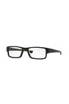Ray-Ban 0OX8046 Lunettes de Soleil, Noir Satin Black , 55 Homme