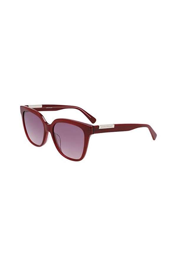 Longchamp LO644S 39897 Sunglasses, 598 Goji Red, 53 Unisex