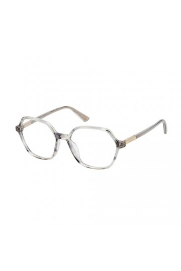 Nina Ricci Vnr333 Lunettes de Soleil, Marron W/Violet Striped, 53 Femme