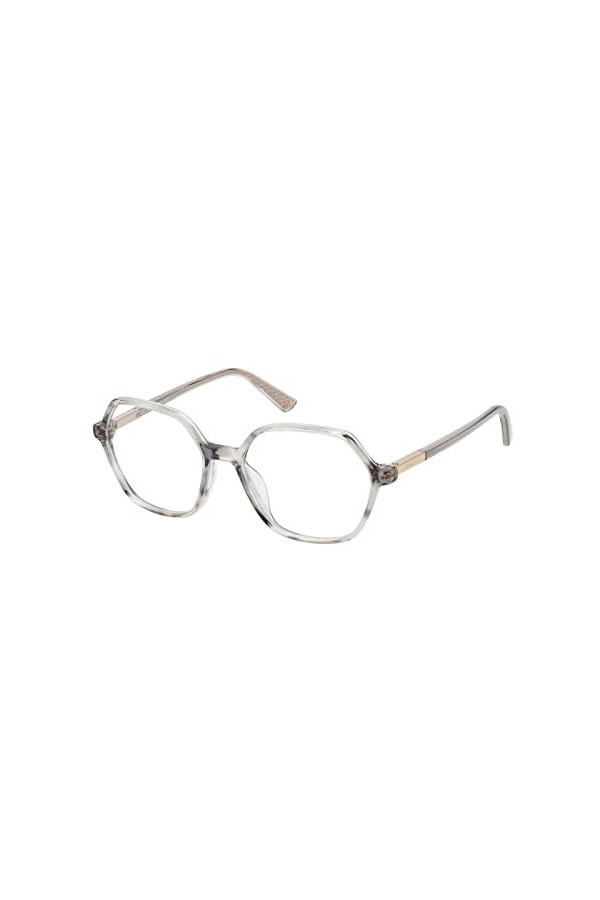 Nina Ricci Vnr333 Lunettes de Soleil, Marron W/Violet Striped, 53 Femme