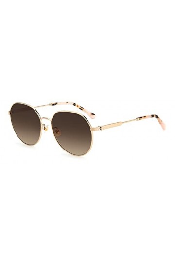 Kate Spade Nesha/F/S Sunglasses, Light Gold, 60 Unisex