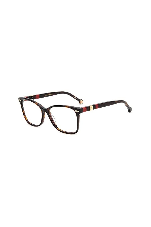 Carolina Herrera Her 0108 Sunglasses, O63/15 Havana Red, 54 Unisex