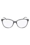DKNY DK7005 Lunettes de Soleil, Smoke Crystal, 52 Femme