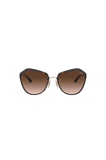 Vogue Eyewear 0vo4159s Lunettes de Soleil, Pale Gold/Dark Havana 848/13 , 55 Mixte