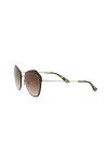 Vogue Eyewear 0vo4159s Lunettes de Soleil, Pale Gold/Dark Havana 848/13 , 55 Mixte