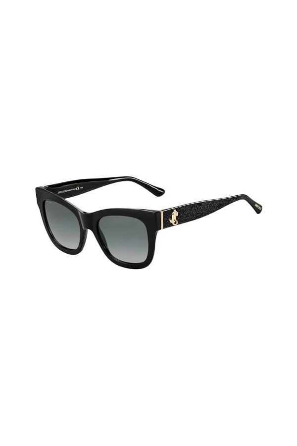 Jimmy Choo Lunettes de Soleil JAN/S Black/Grey Shaded 52/20/145 femme