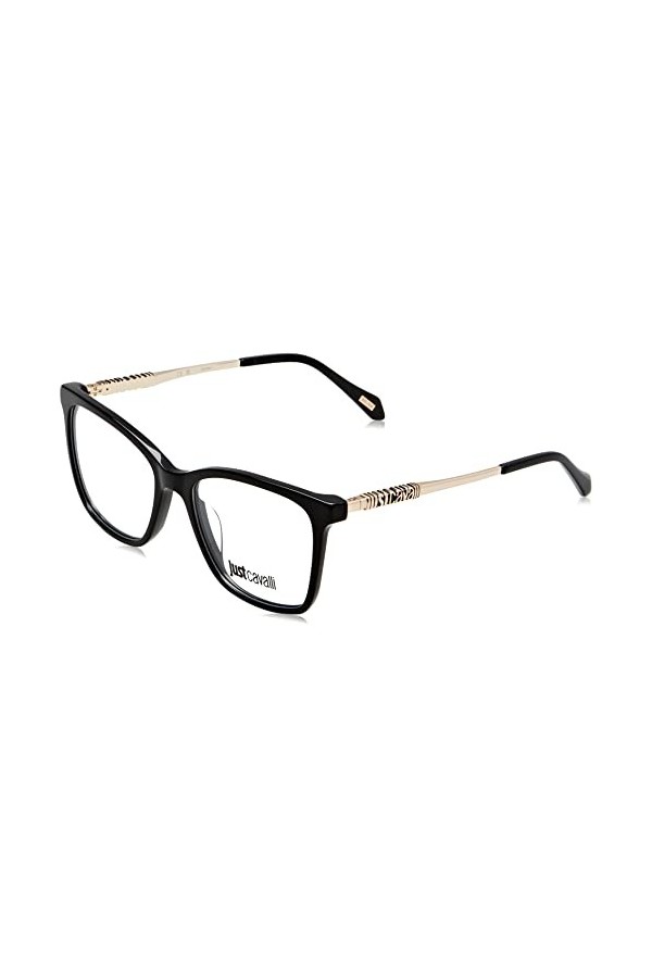 Just Cavalli Vjc007 Lunettes de Soleil, Noir Brillant, 53 Femme
