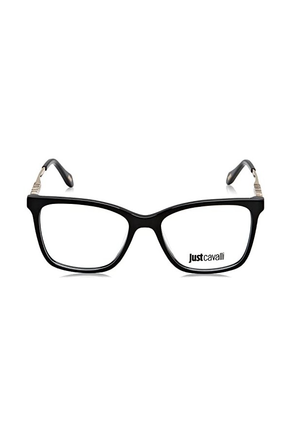 Just Cavalli Vjc007 Lunettes de Soleil, Noir Brillant, 53 Femme