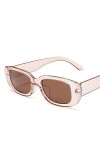 DieffematicTYJ Lunette De Soleil Lunettes de Soleil Square Retro Classic Femmes Marque Vintage Voyage Petit Rectangle Sun Lun