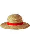 Tixiyu Luffy Chapeau de paille multifonctionnel Anime Cartoon Character Sunscreen Hat Summer UV Protection Summer Chapeaux d