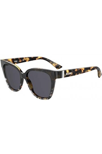 MOSCHINO Lunettes de Soleil MOS066/S Blonde Havana/Grey 55/15/140 femme