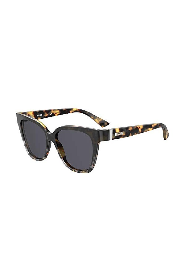 MOSCHINO Lunettes de Soleil MOS066/S Blonde Havana/Grey 55/15/140 femme